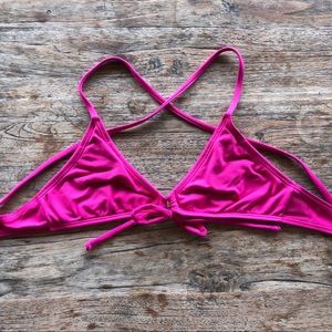 Pualani Hawaii pink bikini top